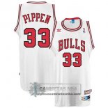 Camiseta Retro Bulls Pippen Blanco