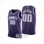 Camiseta Sacramento Kings Personalizada Ciudad 2025 26 Violeta