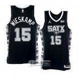 Camiseta San Antonio Spurs Joe Wieskamp NO 15 Statement 2022-23 Negro