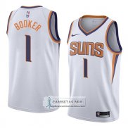 Camiseta Suns Devin Booker Ciudad Blanco