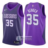 Camiseta Suns Dragan Bender Ciudad 2017-18 Violeta