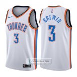 Camiseta Thunder Corey Brewer Association 2017-18 Blanco