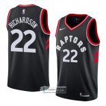 Camiseta Toronto Raptors Malachi Richardson Statement 2018 Negro