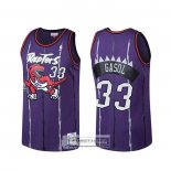 Camiseta Toronto Raptors Marc Gasol Hardwood Classics Violeta