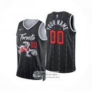 Camiseta Toronto Raptors Personalizada Ciudad 2025-26 Negro