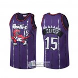 Camiseta Toronto Raptors Vince Carter Hardwood Classics Violeta