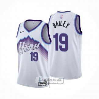 Camiseta Utah Jazz Ace Bailey NO 19 Association 2025-26 Blanco