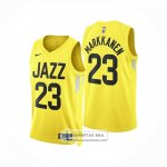 Camiseta Utah Jazz Lauri Markkanen NO 23 Icon 2024-25 Amarillo