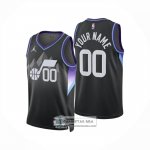 Camiseta Utah Jazz Personalizada Statement 2025-26 Negro