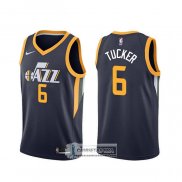 Camiseta Utah Jazz Rayjon Tucker Icon Edition Azul