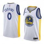 Camiseta Warriors Demarcus Cousins Association 2018-19 Blanco