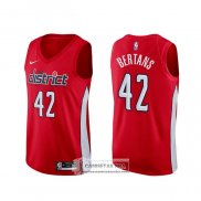 Camiseta Washington Wizards Davis Bertans Earned Rojo