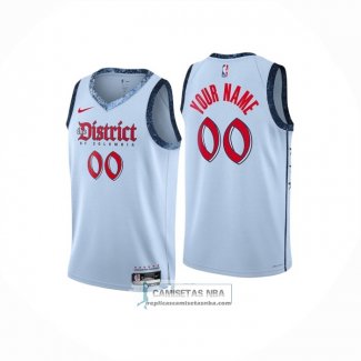 Camiseta Washington Wizards Personalizada Ciudad 2024-25 Azul