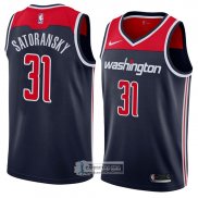 Camiseta Washington Wizards Tomas Satoransky Statement 2018 Negr