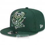 Gorra Milwaukee Bucks Tip Off 9FIFTY Snapback Verde