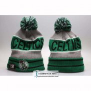 Gorro Beanie Boston Celtics Verde Gris