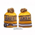 Gorro Beanie Los Angeles Lakers New Era Amarillo