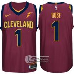 Nike Camiseta Cavaliers Rose 2017-18 Rojo