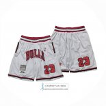 Pantalone Chicago Bulls Mitchell & Ness Just Don 1997-98 Blanco