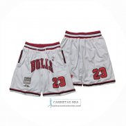 Pantalone Chicago Bulls Mitchell & Ness Just Don 1997-98 Blanco