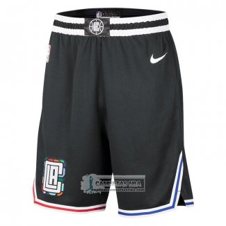 Pantalone Los Angeles Clippers Ciudad 2022-23 Negro