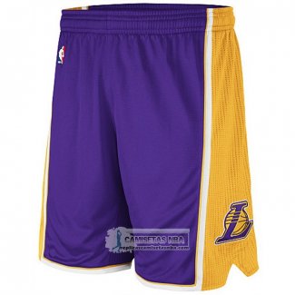 Pantalone Los Angeles Lakers Mitchell & Ness 2009-10 Violeta