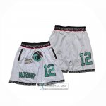 Pantalone Memphis Grizzlies Mitchell & Ness Hardwood Classics Blanco