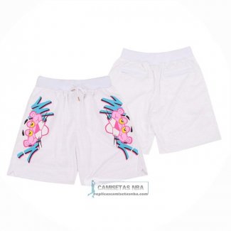 Pantalone Miami Heat Pink Panther Blanco