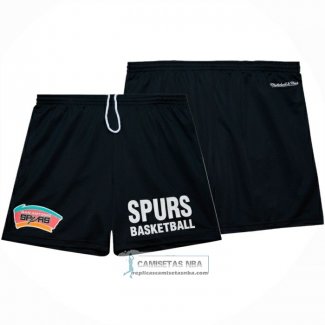 Pantalone San Antonio Spurs Mitchell & Ness Hardwood Classics Negro