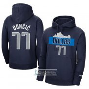 Sudaderas con Capucha Dallas Mavericks Luka Doncic Azul3