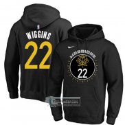 Sudaderas con Capucha Golden State Warriors Andrew Wiggins Ciudad 2022-23 Negro