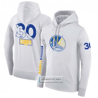 Sudaderas con Capucha Golden State Warriors Stephen Curry Blanco