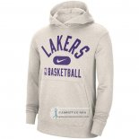 Sudaderas con Capucha Los Angeles Lakers Performance Practice 2021-22 Blanco