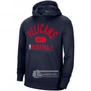 Sudaderas con Capucha New Orleans Pelicans Performance Practice 2021-22 Azul