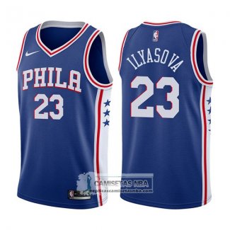 Camiseta 76ers Ersan Ilyasova Icon 76er 2017-18 Azul