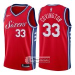 Camiseta 76ers Robert Covington Statement 2017-18 Rojo