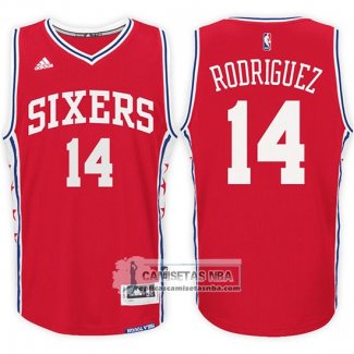 Camiseta 76ers Rodriguez Rojo