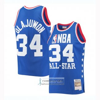 Camiseta All Star 1985 Hakeem Olajuwon Azul