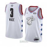 Camiseta All Star 2019 Miami Heat Dwyane Wade Blanco