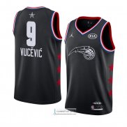 Camiseta All Star 2019 Orlando Magic Nikola Vucevic Negro