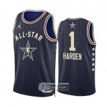 Camiseta All Star 2024 Los Angeles Clippers James Harden NO 1 Azul