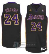 Camiseta Autentico Lakers Bryant Negro