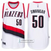 Camiseta Blazers Caleb Swanigan Home 2017-18 Blanco