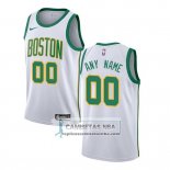 Camiseta Boston Celtics Personalizada Ciudad 2018-19 Blanco