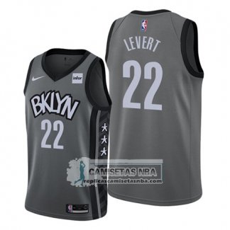 Camiseta Brooklyn Nets Caris Levert Statement 2019-20 Gris