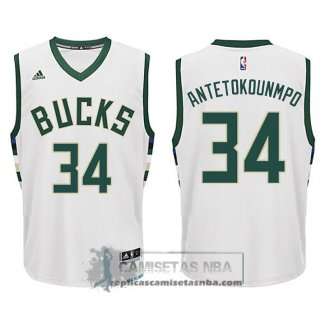 Camiseta Bucks Antetokounmpo Blanco