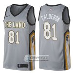 Camiseta Cavaliers Jose Calderon The Land Ciudad 2017-18 Gris