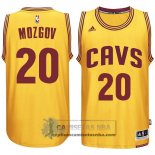 Camiseta Cavaliers Mozgov 2015 Amarillo