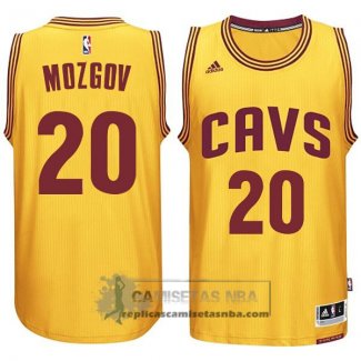 Camiseta Cavaliers Mozgov 2015 Amarillo