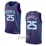 Camiseta Charlotte Hornets P.J. Washington JR. NO 25 Statement 2022-23 Violeta